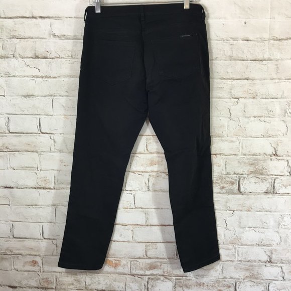 Maison Scotch Petit Ami Slim Boyfriend Jeans Womens 27 Reg Black Studded - Picture 4 of 7